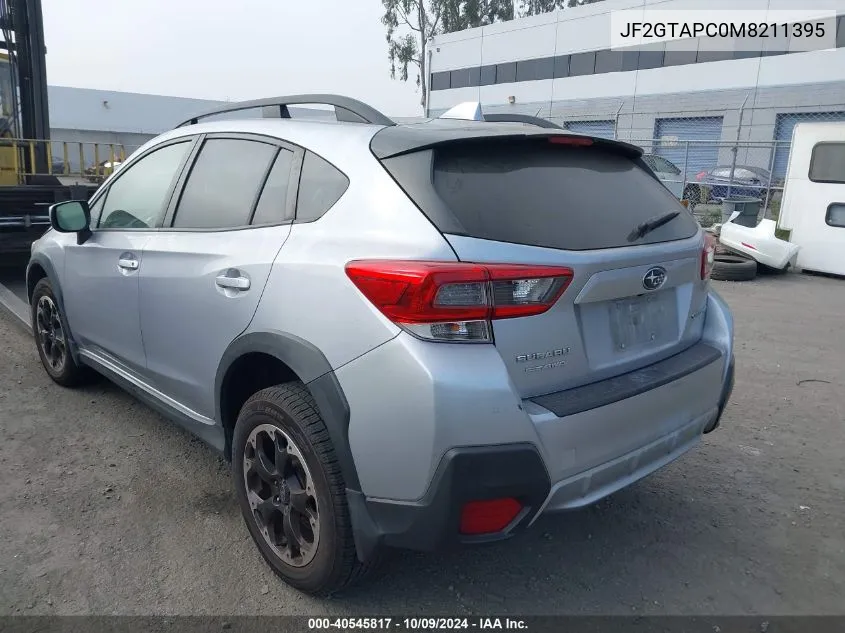 2021 Subaru Crosstrek Premium VIN: JF2GTAPC0M8211395 Lot: 40545817