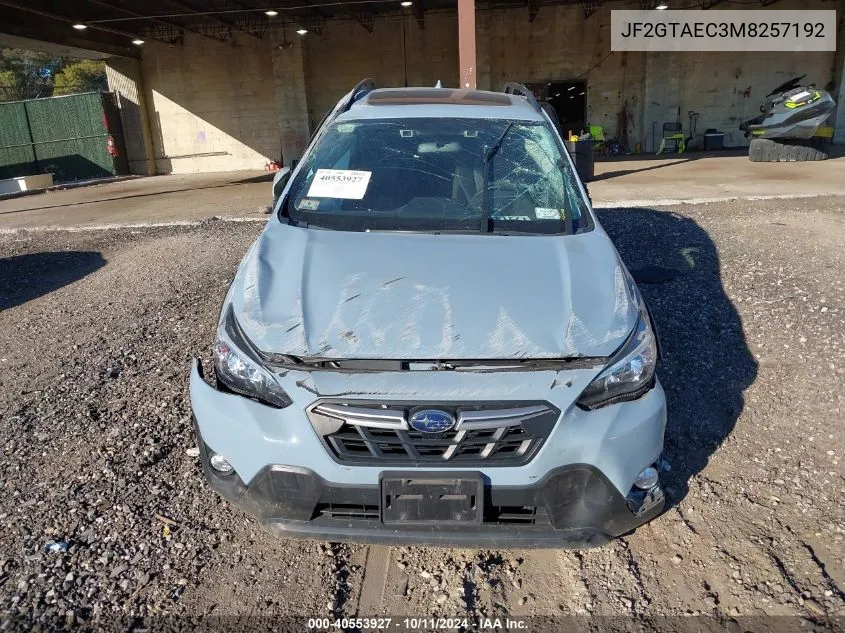 2021 Subaru Crosstrek Premium VIN: JF2GTAEC3M8257192 Lot: 40553927