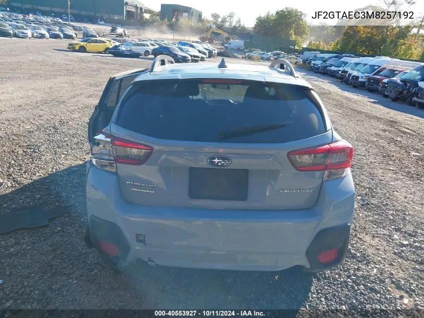 2021 Subaru Crosstrek Premium VIN: JF2GTAEC3M8257192 Lot: 40553927