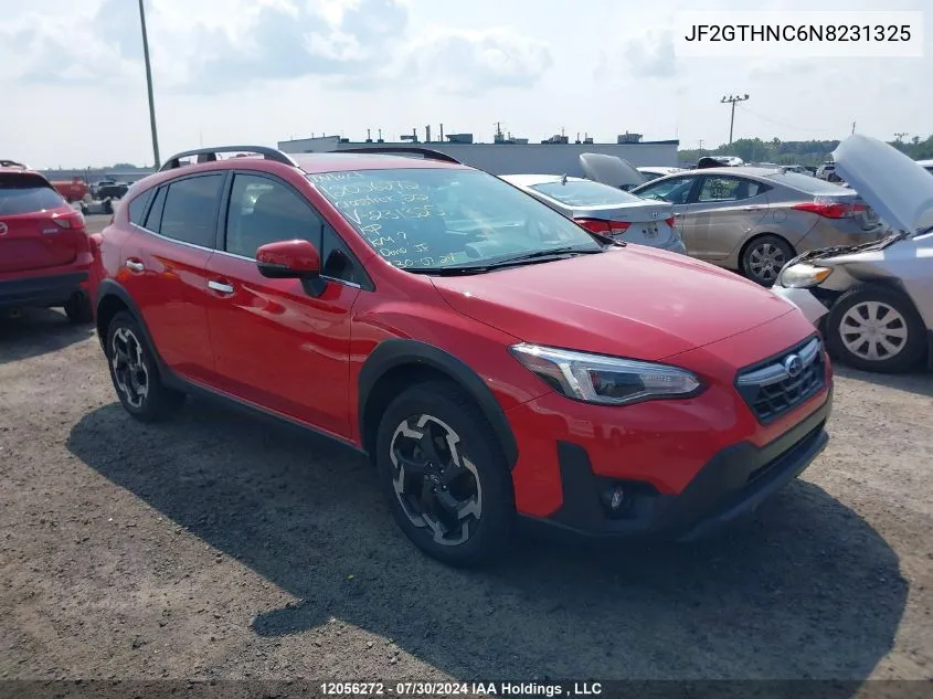 2022 Subaru Crosstrek VIN: JF2GTHNC6N8231325 Lot: 12056272