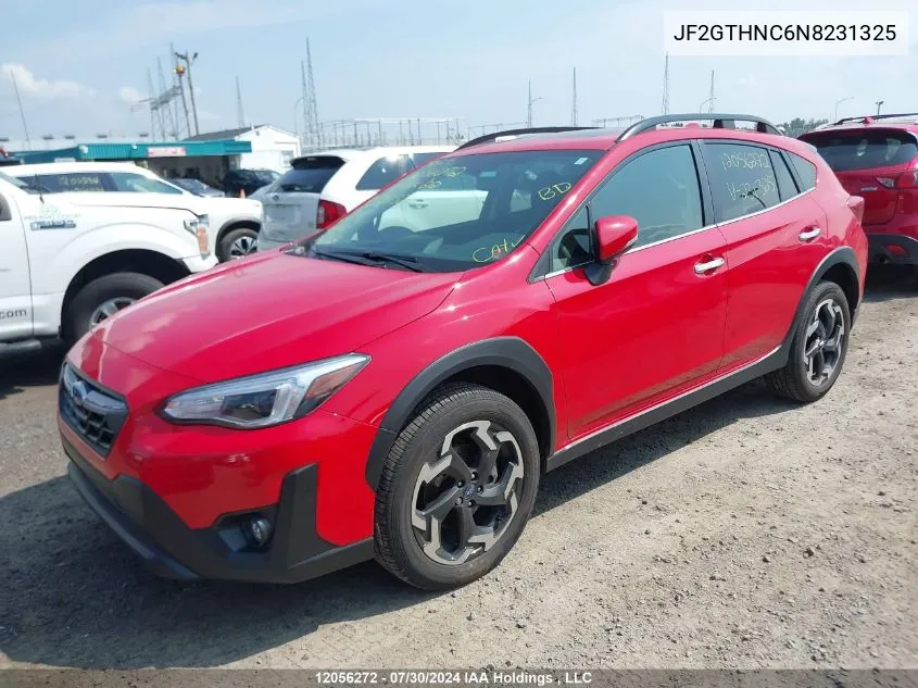 2022 Subaru Crosstrek VIN: JF2GTHNC6N8231325 Lot: 12056272