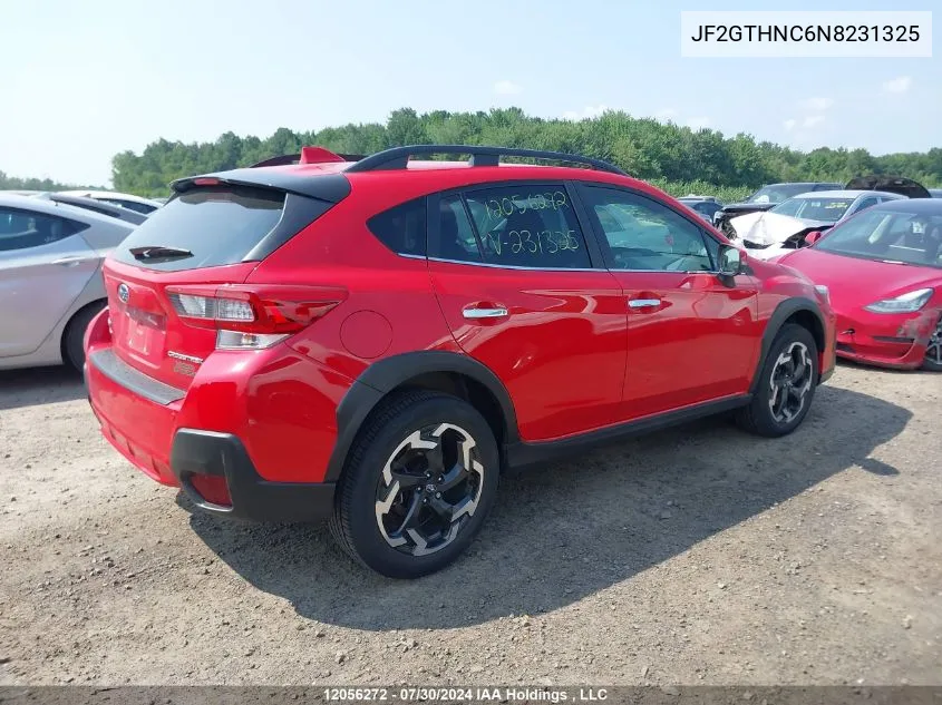 2022 Subaru Crosstrek VIN: JF2GTHNC6N8231325 Lot: 12056272