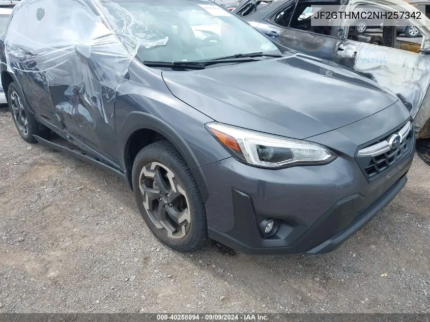 2022 Subaru Crosstrek Limited VIN: JF2GTHMC2NH257342 Lot: 40258094