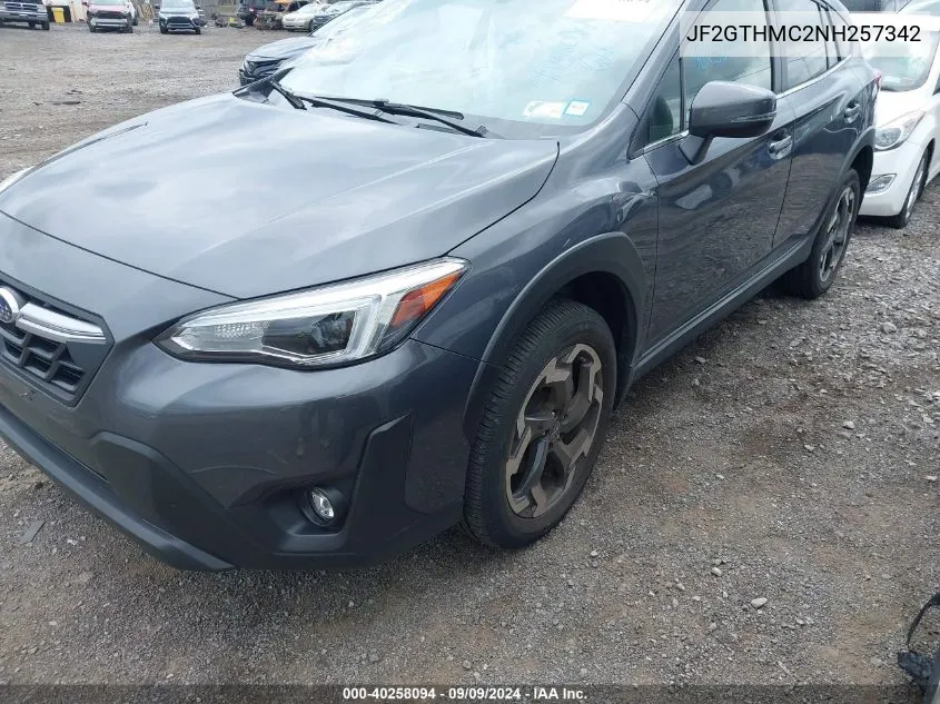 JF2GTHMC2NH257342 2022 Subaru Crosstrek Limited