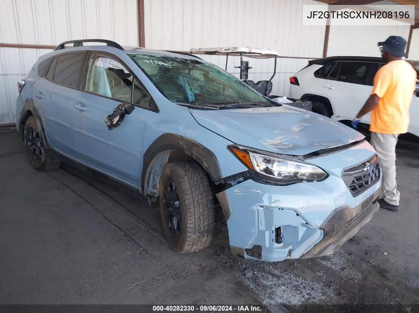 2022 Subaru Crosstrek Sport VIN: JF2GTHSCXNH208196 Lot: 40282330