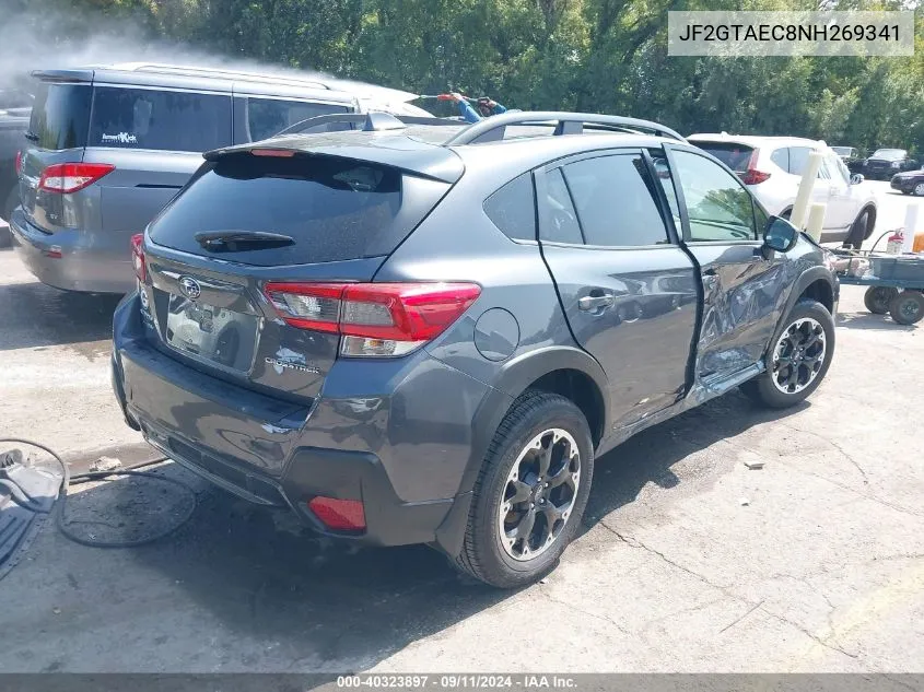 2022 Subaru Crosstrek Premium VIN: JF2GTAEC8NH269341 Lot: 40323897