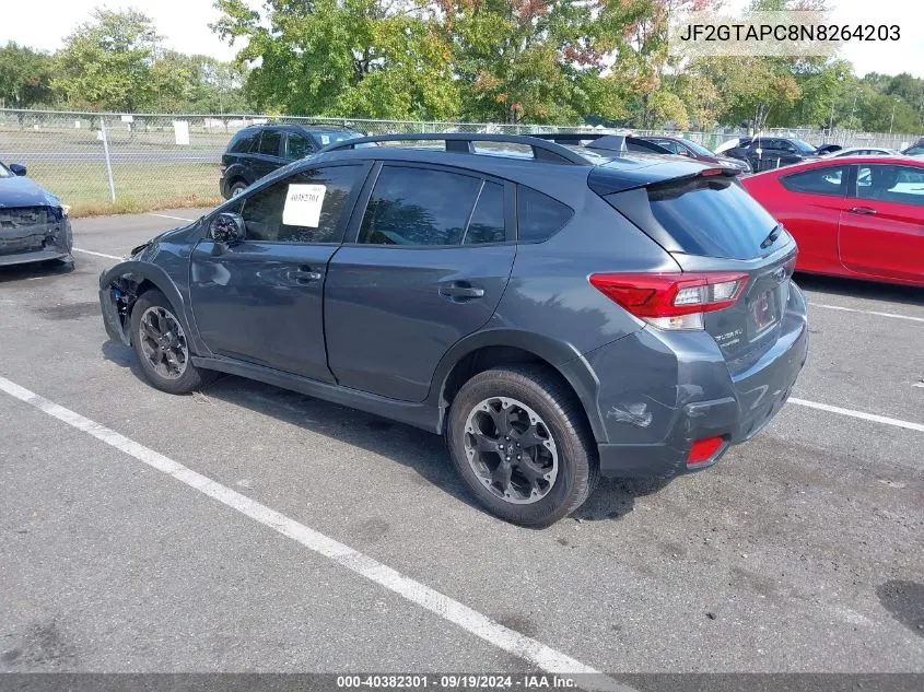 JF2GTAPC8N8264203 2022 Subaru Crosstrek Premium