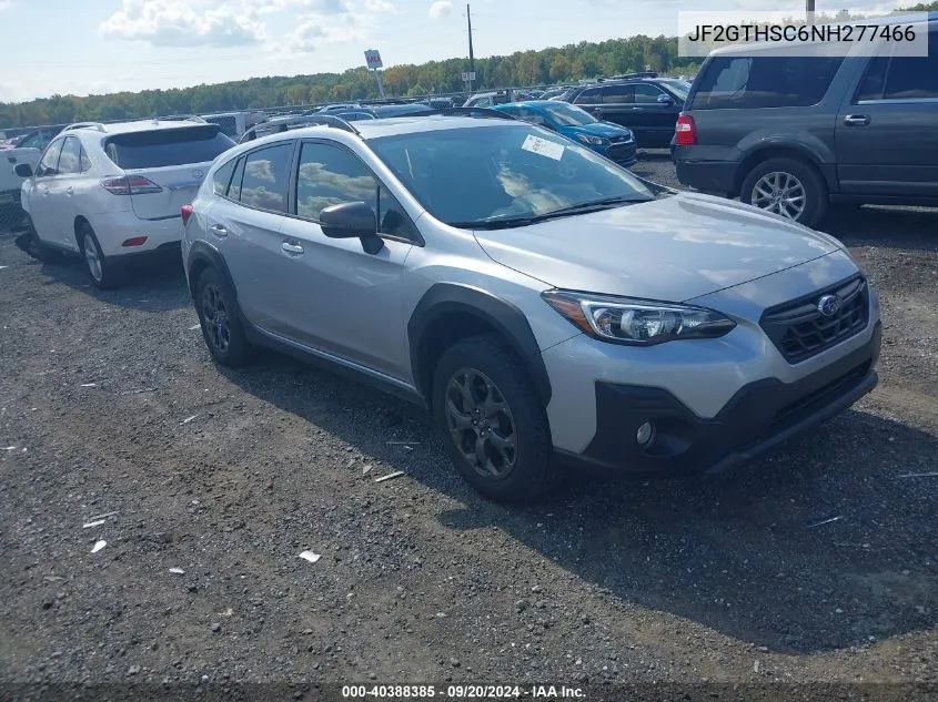 2022 Subaru Crosstrek Sport VIN: JF2GTHSC6NH277466 Lot: 40388385