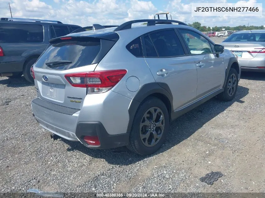 2022 Subaru Crosstrek Sport VIN: JF2GTHSC6NH277466 Lot: 40388385