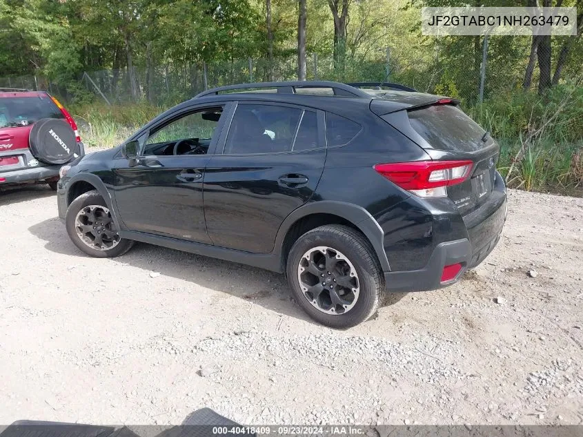 2022 Subaru Crosstrek VIN: JF2GTABC1NH263479 Lot: 40418409