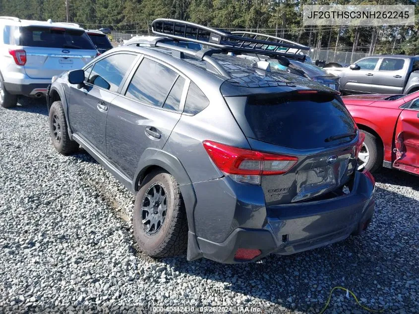 2022 Subaru Crosstrek Sport VIN: JF2GTHSC3NH262245 Lot: 40442410