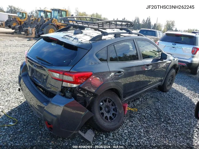 2022 Subaru Crosstrek Sport VIN: JF2GTHSC3NH262245 Lot: 40442410