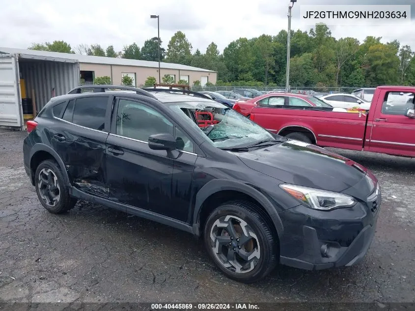 2022 Subaru Crosstrek Limited VIN: JF2GTHMC9NH203634 Lot: 40445869