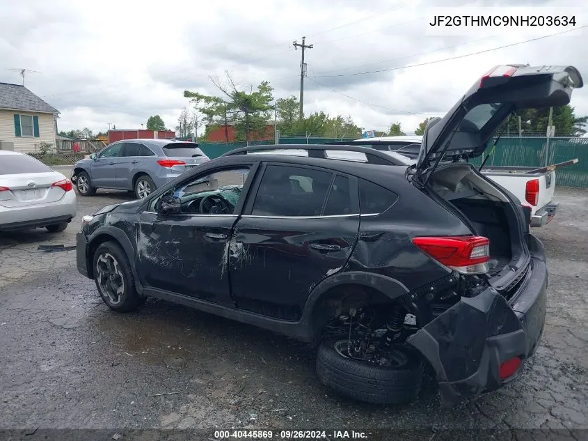 2022 Subaru Crosstrek Limited VIN: JF2GTHMC9NH203634 Lot: 40445869