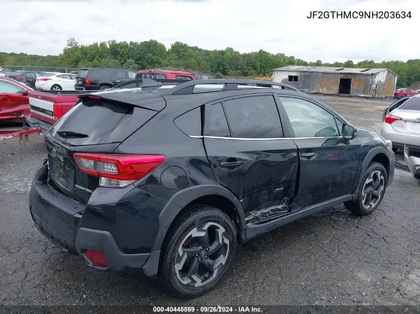 2022 Subaru Crosstrek Limited VIN: JF2GTHMC9NH203634 Lot: 40445869