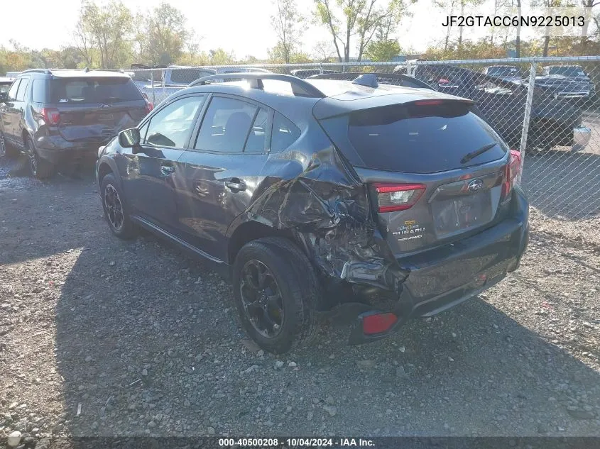 2022 Subaru Crosstrek Premium VIN: JF2GTACC6N9225013 Lot: 40500208