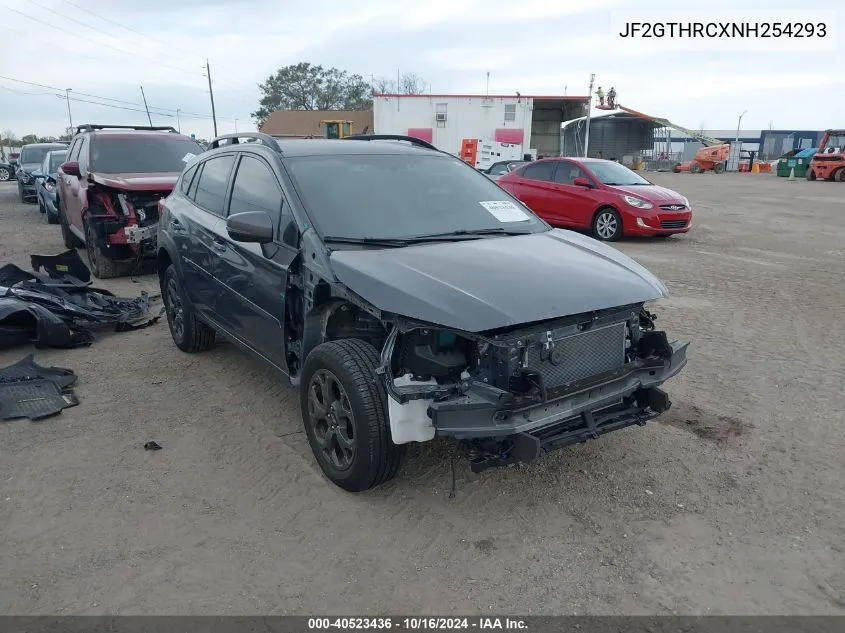 2022 Subaru Crosstrek Sport VIN: JF2GTHRCXNH254293 Lot: 40523436