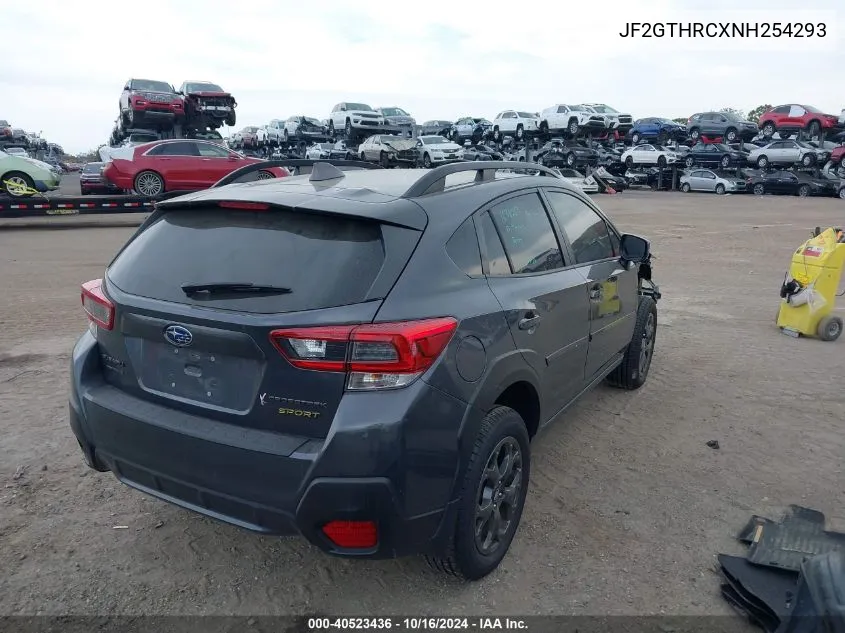 2022 Subaru Crosstrek Sport VIN: JF2GTHRCXNH254293 Lot: 40523436