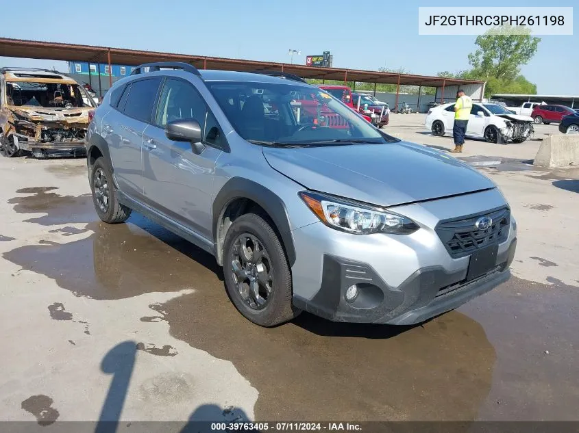 2023 Subaru Crosstrek Sport VIN: JF2GTHRC3PH261198 Lot: 39763405