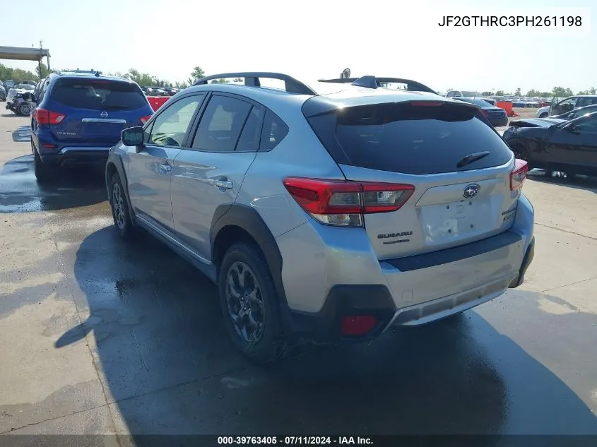 2023 Subaru Crosstrek Sport VIN: JF2GTHRC3PH261198 Lot: 39763405