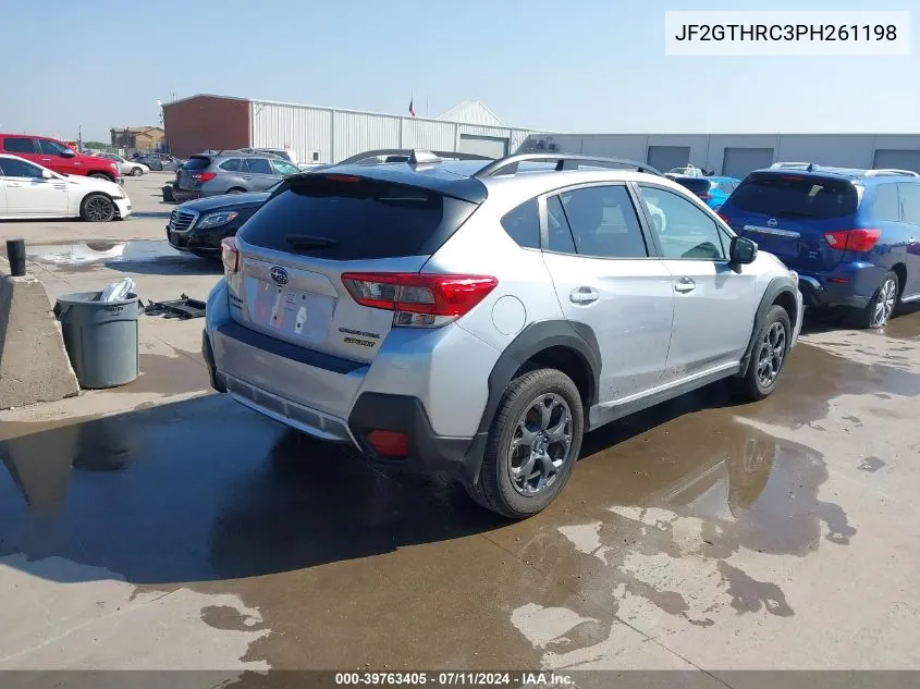 2023 Subaru Crosstrek Sport VIN: JF2GTHRC3PH261198 Lot: 39763405