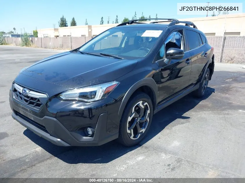 2023 Subaru Crosstrek Limited VIN: JF2GTHNC8PH266841 Lot: 40126750