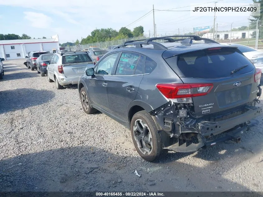 2023 Subaru Crosstrek Limited VIN: JF2GTHNC9PH262409 Lot: 40165455