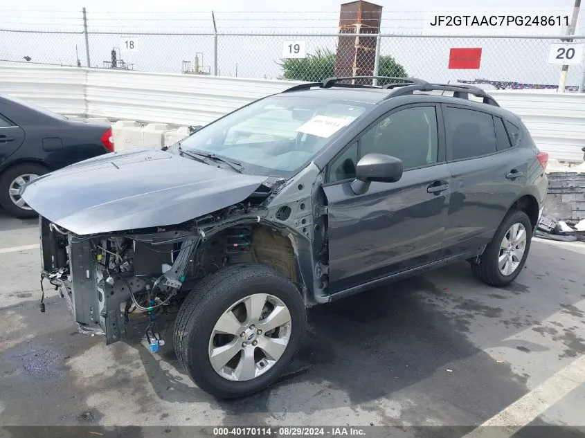 JF2GTAAC7PG248611 2023 Subaru Crosstrek