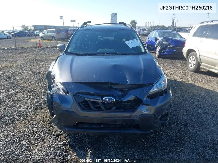 JF2GTHRC0PH260218 2023 Subaru Crosstrek Sport