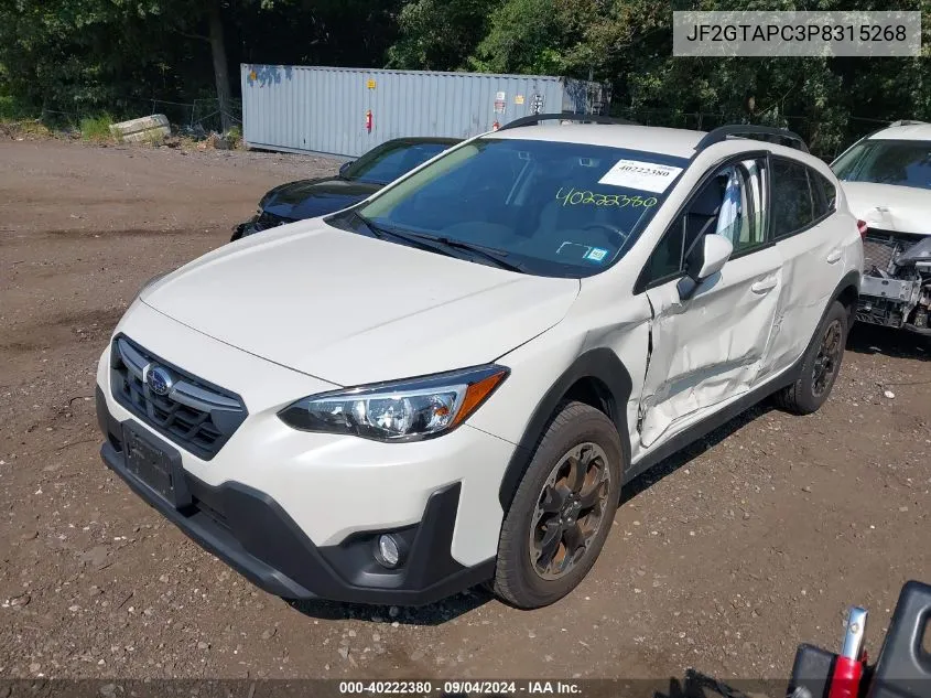 JF2GTAPC3P8315268 2023 Subaru Crosstrek Premium