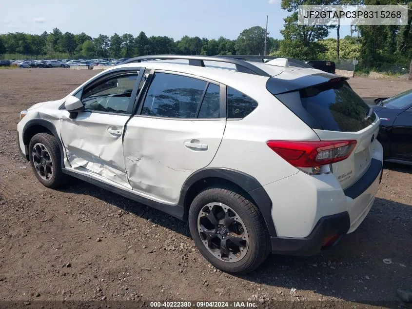 JF2GTAPC3P8315268 2023 Subaru Crosstrek Premium