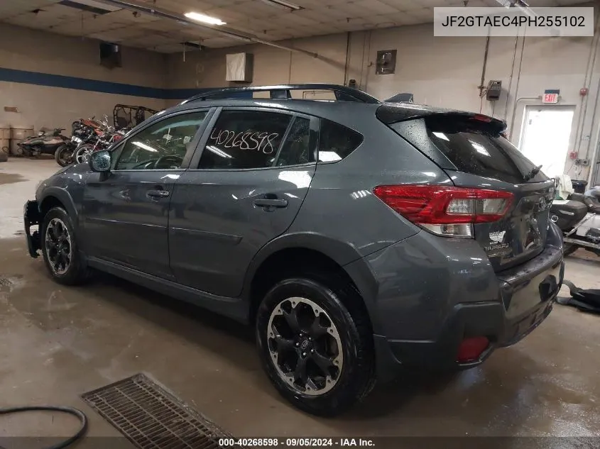 2023 Subaru Crosstrek Premium VIN: JF2GTAEC4PH255102 Lot: 40268598