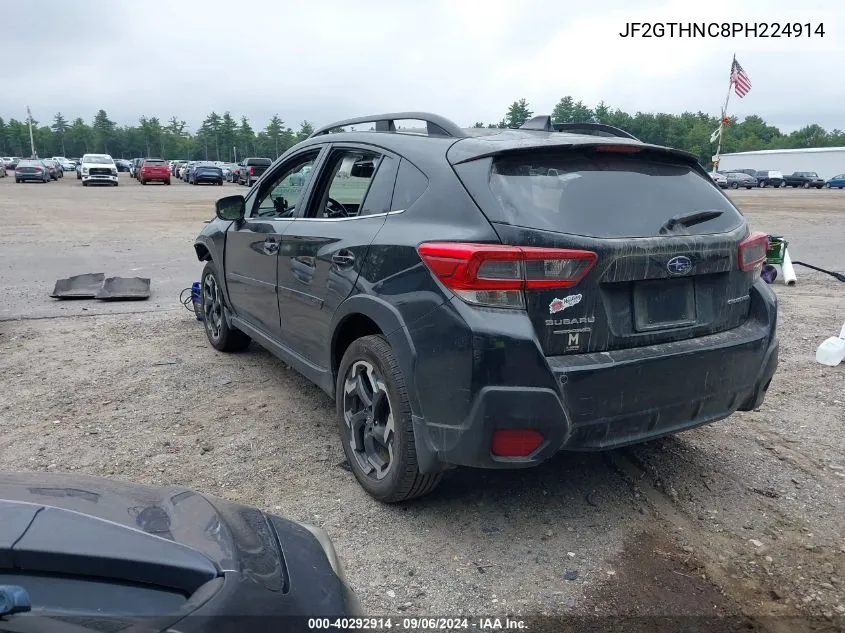 2023 Subaru Crosstrek Limited VIN: JF2GTHNC8PH224914 Lot: 40292914