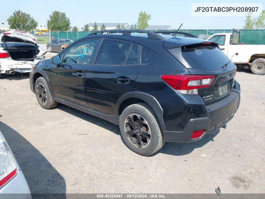 2023 Subaru Crosstrek VIN: JF2GTABC3PH208907 Lot: 40320047