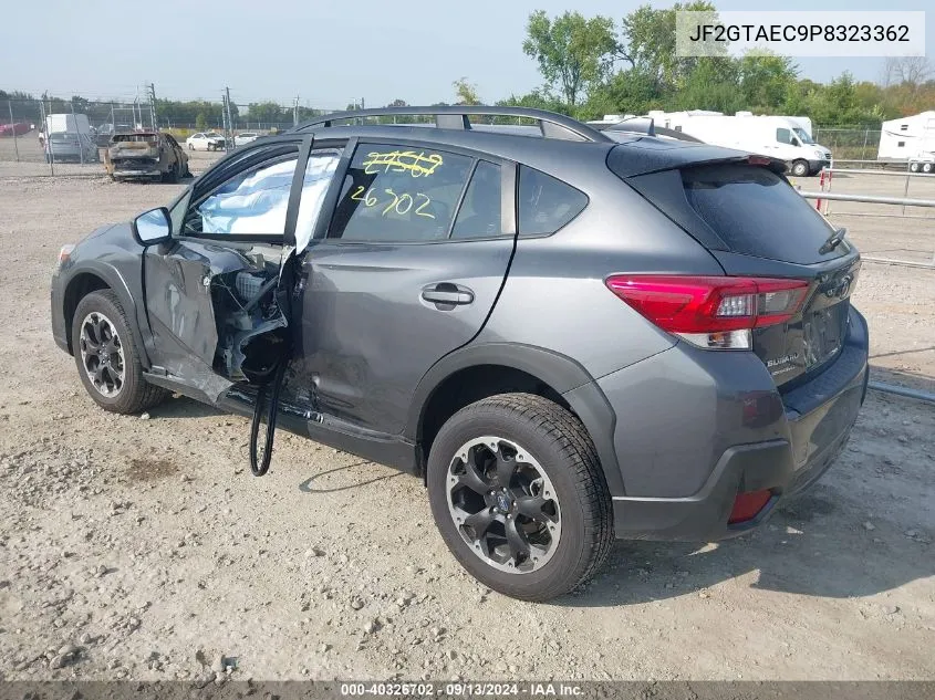 2023 Subaru Crosstrek Premium VIN: JF2GTAEC9P8323362 Lot: 40326702