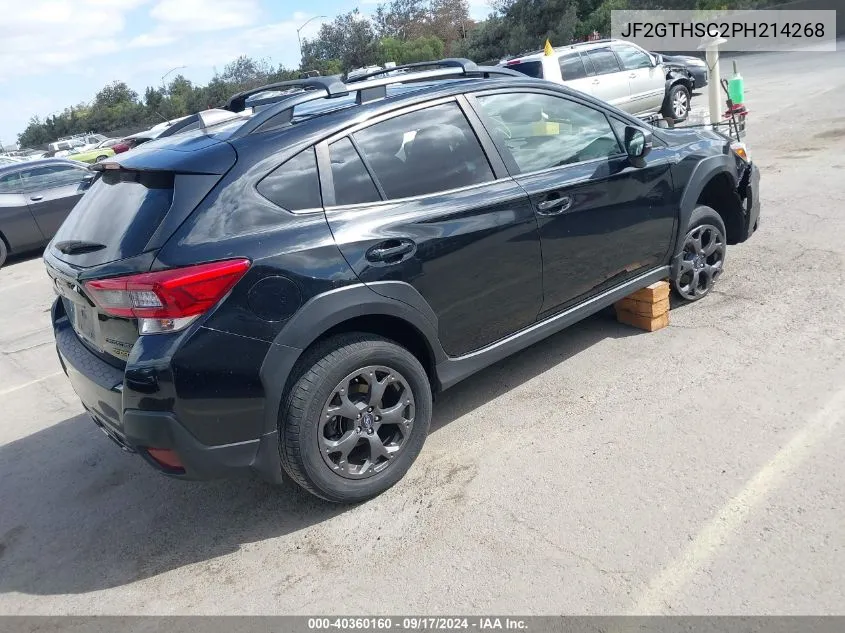 2023 Subaru Crosstrek Sport VIN: JF2GTHSC2PH214268 Lot: 40360160