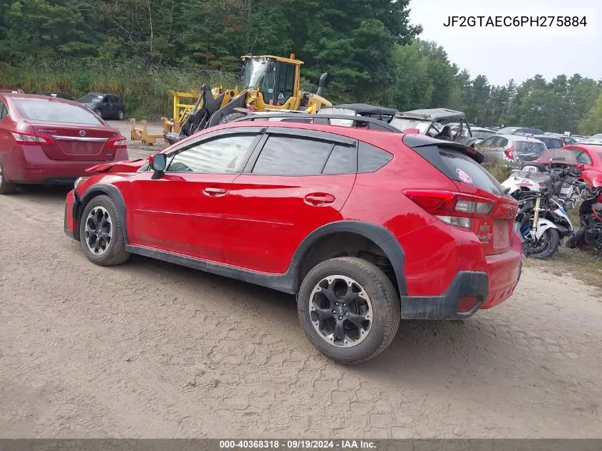 2023 Subaru Crosstrek Premium VIN: JF2GTAEC6PH275884 Lot: 40368318