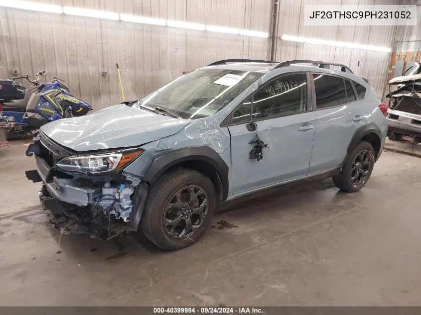 2023 Subaru Crosstrek Sport VIN: JF2GTHSC9PH231052 Lot: 40399984