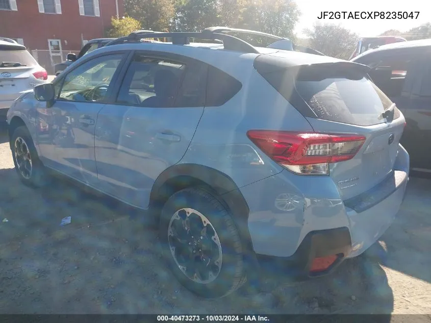 2023 Subaru Crosstrek Premium VIN: JF2GTAECXP8235047 Lot: 40473273