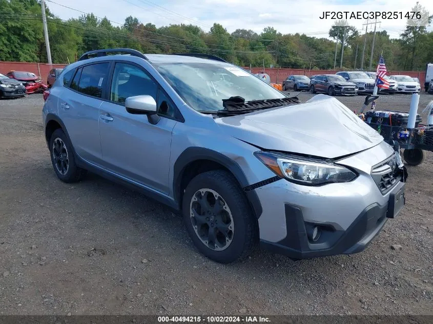 2023 Subaru Crosstrek Premium VIN: JF2GTAEC3P8251476 Lot: 40494215