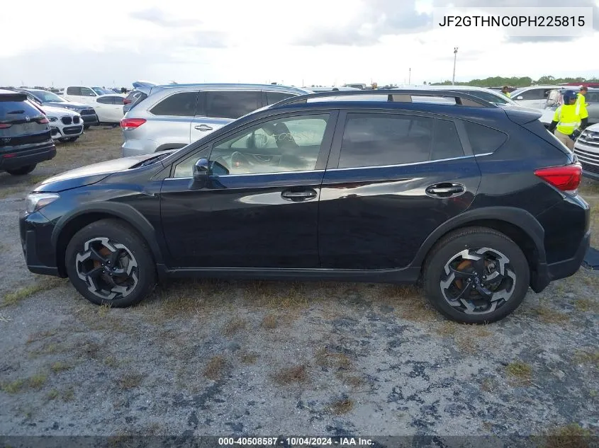 2023 Subaru Crosstrek Limited VIN: JF2GTHNC0PH225815 Lot: 40508587