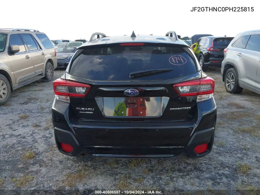 2023 Subaru Crosstrek Limited VIN: JF2GTHNC0PH225815 Lot: 40508587