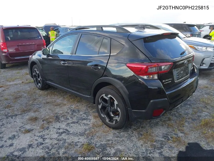 2023 Subaru Crosstrek Limited VIN: JF2GTHNC0PH225815 Lot: 40508587