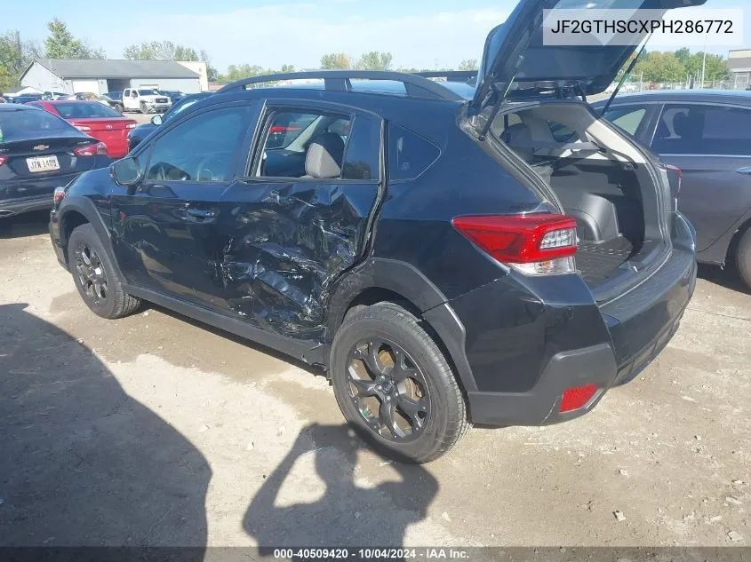 2023 Subaru Crosstrek Sport VIN: JF2GTHSCXPH286772 Lot: 40509420