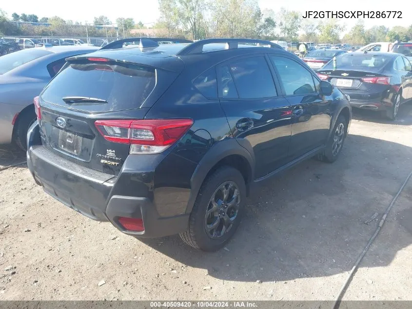 2023 Subaru Crosstrek Sport VIN: JF2GTHSCXPH286772 Lot: 40509420