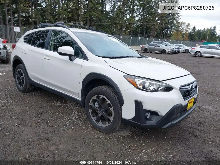 2023 Subaru Crosstrek Premium VIN: JF2GTAPC6P8280726 Lot: 40514754