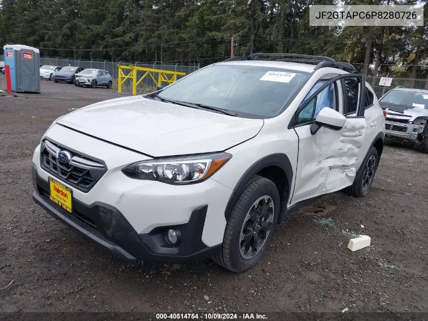 2023 Subaru Crosstrek Premium VIN: JF2GTAPC6P8280726 Lot: 40514754