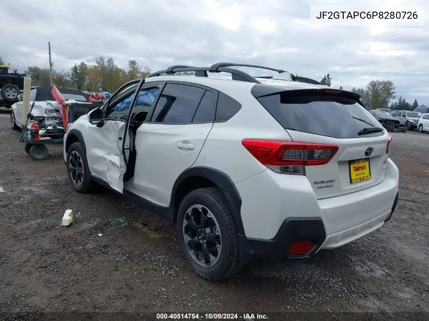 2023 Subaru Crosstrek Premium VIN: JF2GTAPC6P8280726 Lot: 40514754