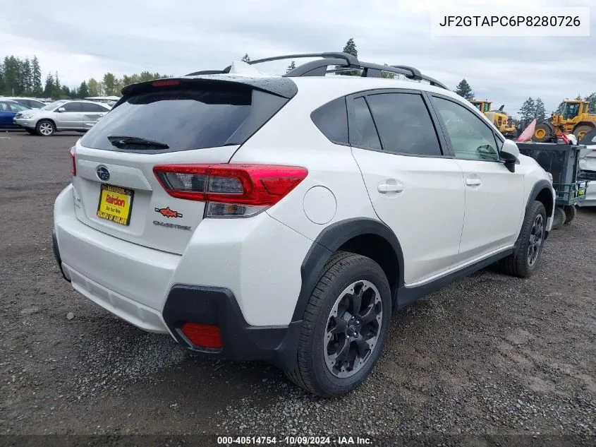 2023 Subaru Crosstrek Premium VIN: JF2GTAPC6P8280726 Lot: 40514754