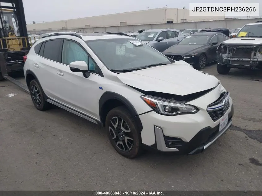 2023 Subaru Crosstrek Limited VIN: JF2GTDNC3PH236266 Lot: 40553843